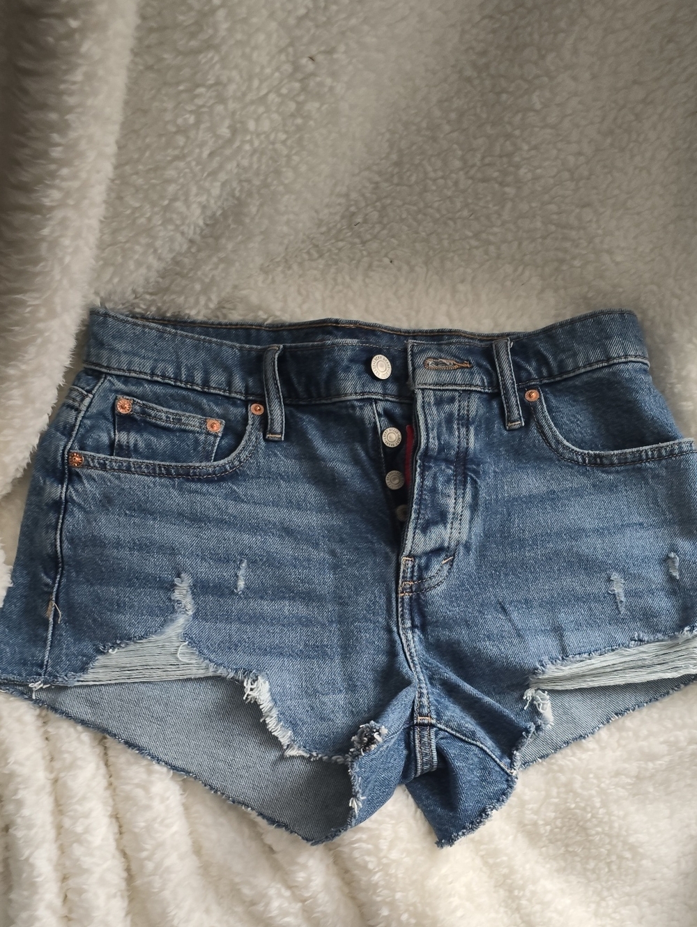 Lucky Brand High Rise Mom Short